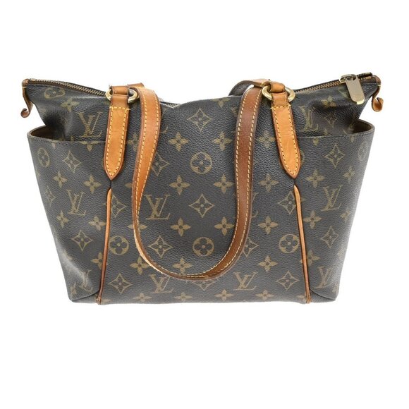 LOUIS VUITTON Logo Totally PM Shoulder Bag Monogram Leather Brown - Picture 3 of 16